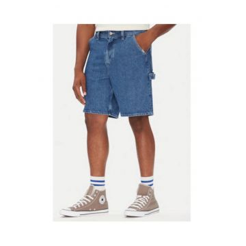 Pantaloni scurti pentru barbati -  bumbac - albastru