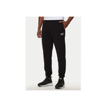 Pantaloni sport barbati -  bumbac - negru -