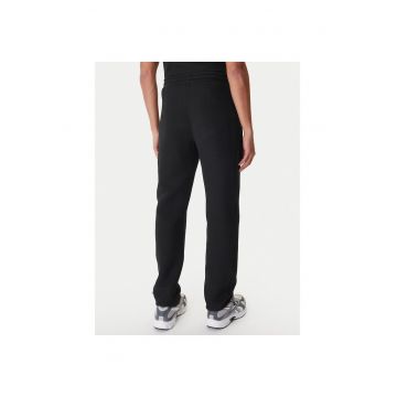Pantaloni sport barbati -  negru - bumbac si poliester