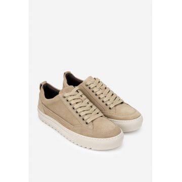 Pantofi barbati din piele intoarsa marodwqfwq - Maro deschis