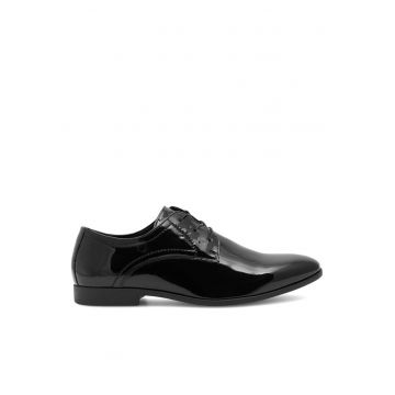 Pantofi barbati -  Sintetic - Negru - Negru
