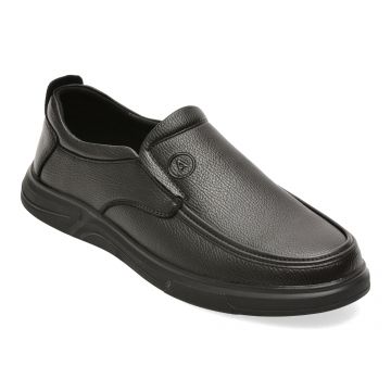 Pantofi BITE THE BULLET negri, 89635, din piele naturala