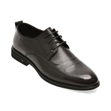 Pantofi eleganti BITE THE BULLET negri, 89625, din piele naturala