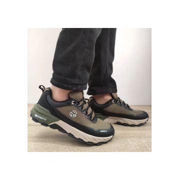 Pantofi Sport Barbati  31089 Verzi Kaki - Verde - Verde