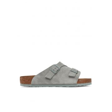 Papuci barbati  Zurich - piele naturala - verde