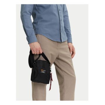 Saszetka barbati -  tkanina - negru - One Size INTL