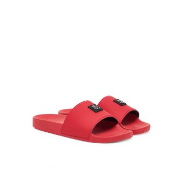 Slapi barbati  Open Red 640 - culoare rosu