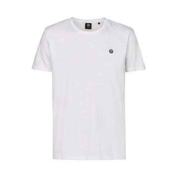 Tricou alb barbati  bumbac