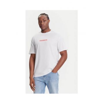 Tricou barbati -  alb - 100% bumbac organic