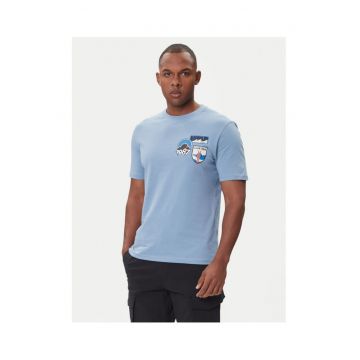 Tricou Barbati -  Albastru - 100% bumbac -