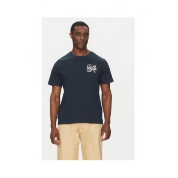 Tricou barbati -  bleumarin - 100% bumbac - 63299 - Bleumarin