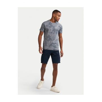 Tricou barbati  bumbac - 65498 - Albastru