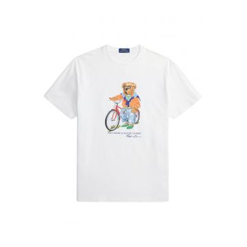 Tricou barbati -  bumbac - alb -