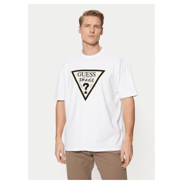 Tricou barbati -  bumbac - alb -