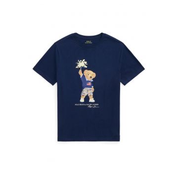 Tricou barbati -  bumbac - bleumarin -