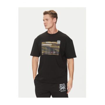 Tricou barbati -  negru - bumbac