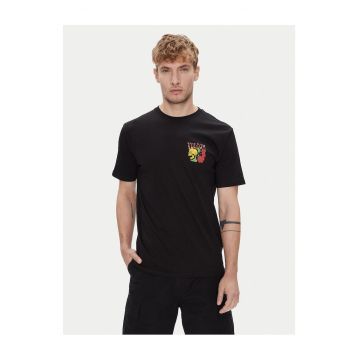 Tricou barbati  negru - bumbac