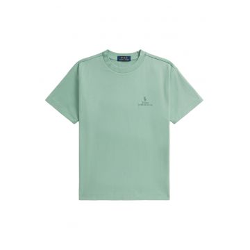 Tricou barbati -  supradimensionat - verde - bumbac - Verde