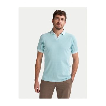 Tricou barbati  turcoaz - bumbac