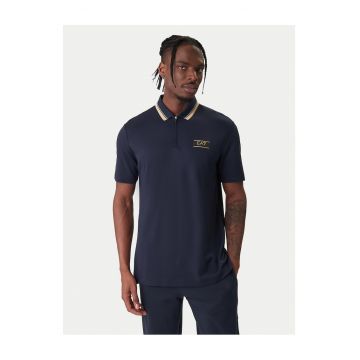 Tricou barbati -  viscoza - bleumarin - Bleumarin