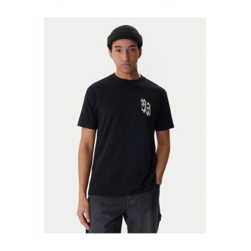 Tricou de Barbati -  din Bumbac - Negru