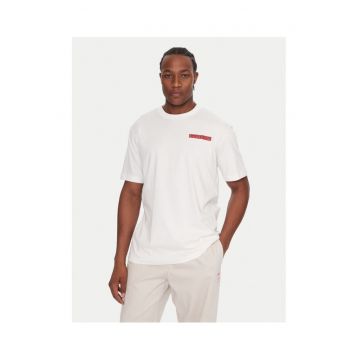 Tricou  pentru barbati - alb - bumbac