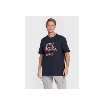 Tricou sport bleumarin  pentru barbati - Bleumarin