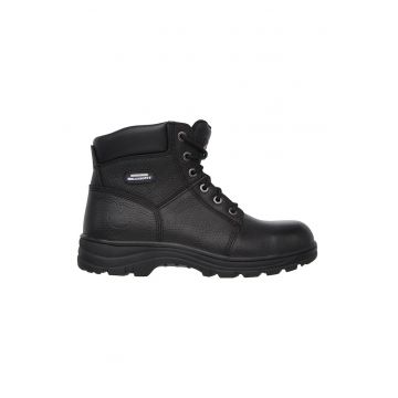 Bocanci din piele Workshire St Relaxed Fit - Negru