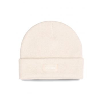 Caciula unisex -  tkanina - bej -