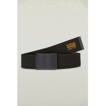 Curea elastica din material textil - Gri antracit