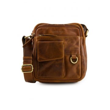 Geanta crossbody din piele naturala