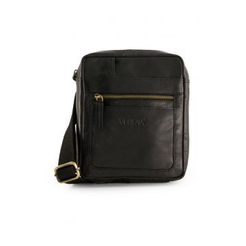 Geanta crossbody uni din piele naturala