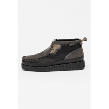 Ghete cu tehnologie Gore-Tex Wallabee - Negru/Negru stins