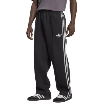 Pantaloni de trening cu buzunare laterale Spacer Dril - Alb/Negru