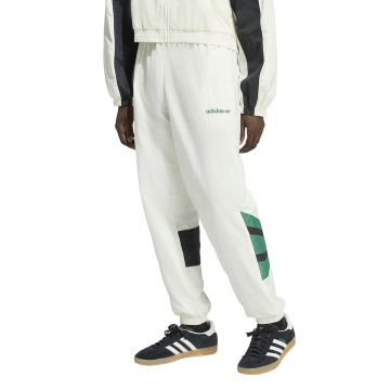 Pantaloni de trening cu logo brodat Santiago - Rosu/Alb/Negru