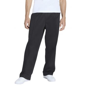 Pantaloni de trening cu segmente logo laterale - Negru