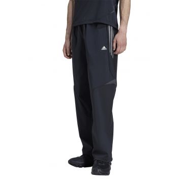 Pantaloni de trening cu talie elastica F50 - Negru/Argintiu