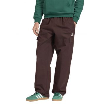 Pantaloni de trening lejeri cargo Essential - Maro cognac