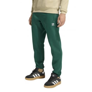Pantaloni de trening slim fit cu buzunare Trefoil Essentials - Verde englez/Alb optic
