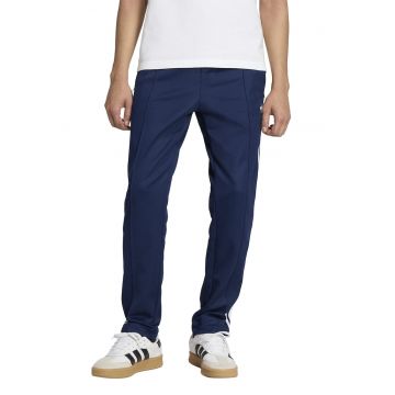 Pantaloni de trening slim fit cu snururi de ajustare - Alb/Bleumarin