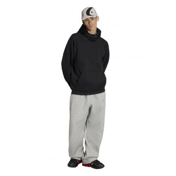 Pantaloni lejeri de trening cu buzunare - Gri melange