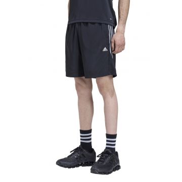 Pantaloni scurti cu buzunare laterale - Negru