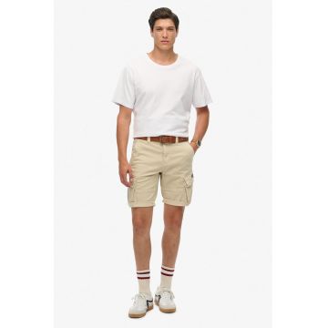 Pantaloni scurti cu buzunare - Maro nisip