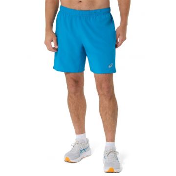 Pantaloni scurti cu buzunare si snur - pnetru alergare Core 7in - Turcoaz