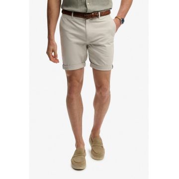 Pantaloni scurti cu model uni - Gri deschis