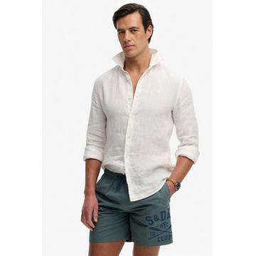 Pantaloni scurti de baie cu buzunare - Albastru inchis/Albastru prafuit