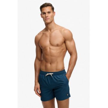 Pantaloni scurti de baie cu snur - Albastru inchis