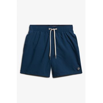 Pantaloni scurti de baie cu snur - Albastru inchis