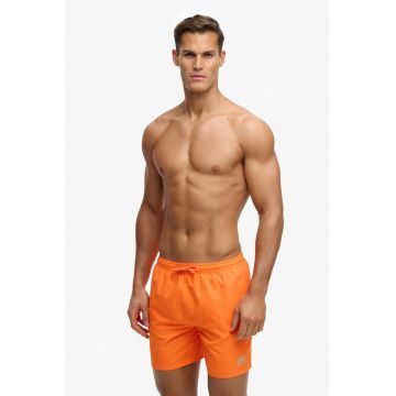 Pantaloni scurti de baie cu talie elastica - Portocaliu