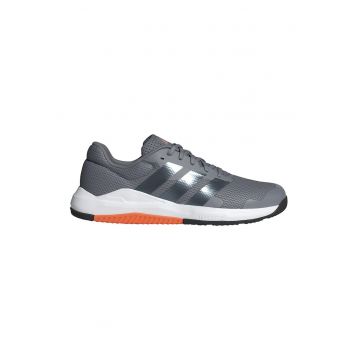 Pantofi Dropset Base din plasa pentru antrenament - Gri cenusiu/Portocaliu mandarina/Gri inchis